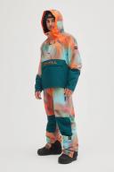O'Neill Men's Ski Bib Deep Teal Color Block Shred Bib Snow Pants XL
