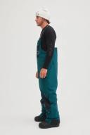 O'Neill Men's Ski Bib Deep Teal Color Block Shred Bib Snow Pants XL