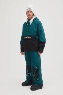 O'Neill Men's Ski Bib Deep Teal Color Block Shred Bib Snow Pants XL
