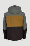 O'Neill Men's Ski Jacket Balsam Green Color Block Carbon Ski Jacket L