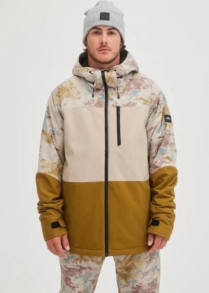 O'Neill Men's Ski Jacket Plantation Camo Carbon Ski Jacket L