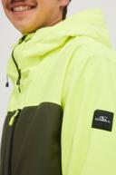 O'Neill Men's Ski Jacket Pyranine Yellow Color Block Carbon Ski Jacket M
