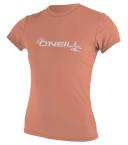 O'Neill Wetsuits Women's Basic Skins UPF 50+ Short Sleeve Sun Shirt, L
