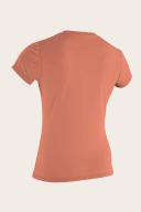 O'Neill Wetsuits Women's Basic Skins UPF 50+ Short Sleeve Sun Shirt, L