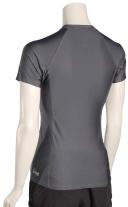 O'Neill Women's Basic Skins Short Sleeve Crew Rashguard - Graphite - Swimoutlet.com