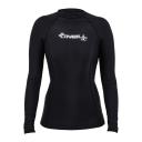O'Neill Women's Basic Skins UPF 50+ Short Sleeve Sun Shirt, Black, Med