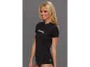 O'Neill Women's Basic Skins UPF 50+ Short Sleeve Sun Shirt, Black, Med