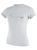 O'Neill Women's Basic Skins UPF 50+ Short Sleeve Sun Shirt, Fox Pink,