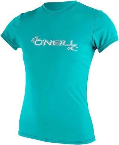 O'Neill Women's Basic Skins UPF 50+ Short Sleeve Sun Shirt, Tahitian B