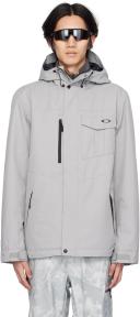 Oakley Core Divisional RC Hooded Jacket Stone Grey - M