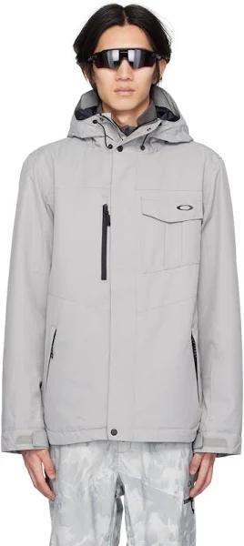 Oakley Core Divisional RC Hooded Jacket Stone Grey - M