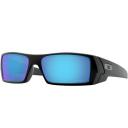 Oakley Gascan Black Gloss Polarized Galaxy Gold Fire Iridium Sunglass 9014