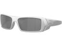 Oakley Gascan Black Gloss Polarized Galaxy Gold Fire Iridium Sunglass 9014