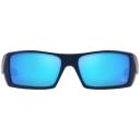 Oakley Gascan Black Gloss Polarized Galaxy Gold Fire Iridium Sunglass 9014