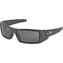 Oakley Gascan Black Gloss Polarized Galaxy Gold Fire Iridium Sunglass 9014