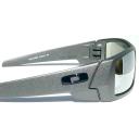 Oakley Gascan Lead Steel Polarized Galaxy Chrome Mirror Sunglass 9014