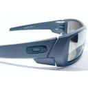 Oakley Gascan Lead Steel Polarized Galaxy Chrome Mirror Sunglass 9014