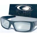 Oakley Gascan Lead Steel Polarized Galaxy Chrome Mirror Sunglass 9014