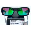 Oakley Gascan Matte Black Polarized Galaxy Jade Lens Sunglass 9014