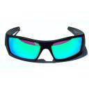 Oakley Gascan Matte Black Polarized Galaxy Jade Lens Sunglass 9014