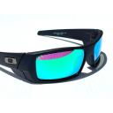 Oakley Gascan Matte Black Polarized Galaxy Jade Lens Sunglass 9014