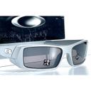 Oakley Gascan X-Silver Polarized Prizm Black Lens Sunglass 9014-C1