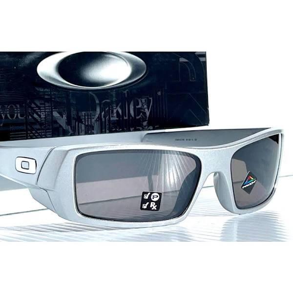 Oakley Gascan X-Silver Polarized Prizm Black Lens Sunglass 9014-C1