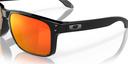 Oakley Holbrook Sunglasses - Polished Black with Polarized Prizm Ruby Lenses