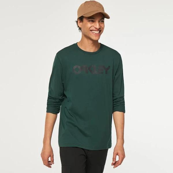 Oakley Mark 2.0 Long Sleeve T-Shirt Dark Green Black - XXL