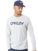 Oakley Mark II Long Sleeve T-Shirt, L Granite Heather