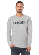 Oakley Mark II Long Sleeve T-Shirt, XL Granite Heather