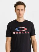 Oakley O Bark Short Sleeve T-Shirt Black 2XL Man 457130-01V-XXL