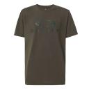 Oakley O Bark Short Sleeve T-Shirt Green XL Man 457130-7BC-XL