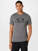 Oakley O-Bark Short Sleeve T-Shirt Grey Black - M