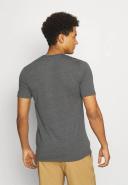 Oakley O-Bark Short Sleeve T-Shirt Grey Black - M