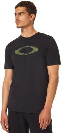Oakley O-Bold Ellipse Short Sleeve T-Shirt Black Olive Green - XXL