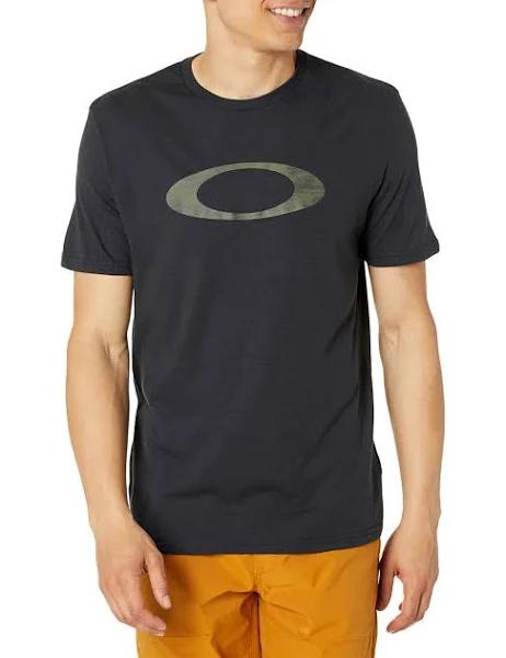 Oakley O-Bold Ellipse Short Sleeve T-Shirt Black Olive Green - XXL