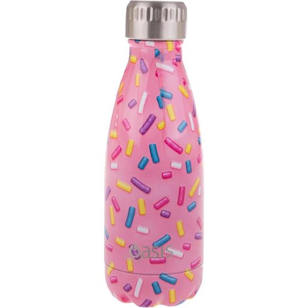 Oasis 350ml Stainless Steel Insulated Drink Bottle - Sprinkles