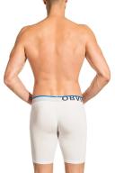 Obviously EveryMan Boxer Brief 9 Inch Leg B01 White