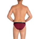 Obviously PrimeMan AnatoMAX Hipster Brief - Maroon Burgundy Small