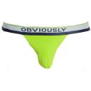 Obviously PrimeMan AnatoMAX Jockstrap - Lime Green Large