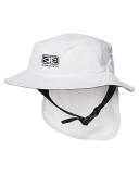 Ocean and Earth Indo Stiff Peak Surf Hat White Size L