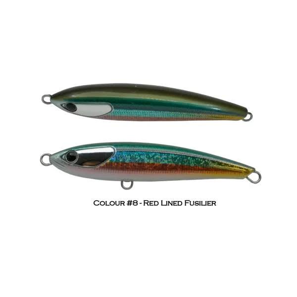 Ocean Legacy Keeling Lures 105mm Fast Sinking Red Lined Fusilier