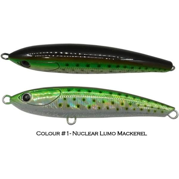 Ocean Legacy Keeling Lures 230mm Nuclear Lumo Mackerel