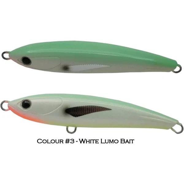 Ocean's Legacy Keeling Lure 105mm Sinking / White Lumo Bait