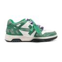 off-white Green Leather Out of Office Vintage Sneakers - 42