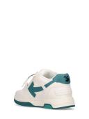 off-white | Men Out of Office Leather Low Top Sneakers White/Green 41