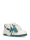off-white | Men Out of Office Leather Low Top Sneakers White/Green 41