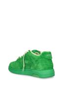 off-white | Men Out of Office Suede Sneakers Green 44