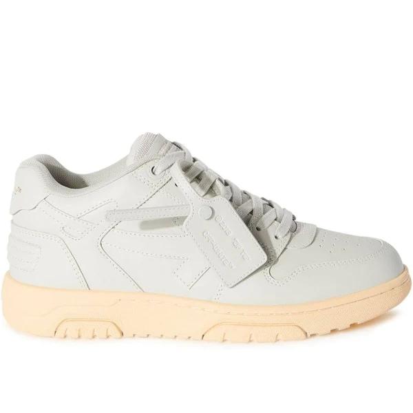 off-white Out of Office Calf Leather - Grey - 43 - Male
